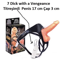  Dick titreşimli kemerli penis