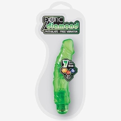  Exotic Diamond 18cm Jel Vibratör Yeşil /Fantazi Penisler