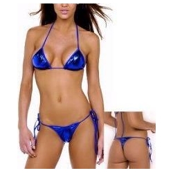  Mavi Seksi Bikini Takım
