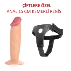  Anal alıştırmalık kemerli penis