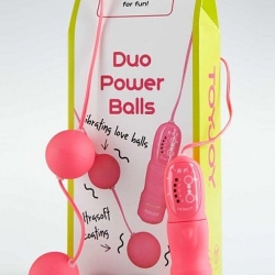  2 li Pembe Duo Balls Anal Vajinal Top