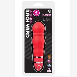  Backyard Titreşimli Tıkaç (Anal Plug) Model5 10 cm