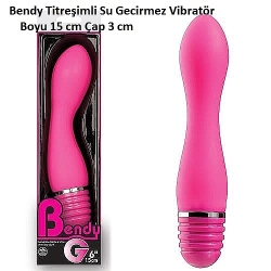  Bendy G Bükülebilir Pembe 15cm 6 Vibratör 15 cm / Fantazi Penis