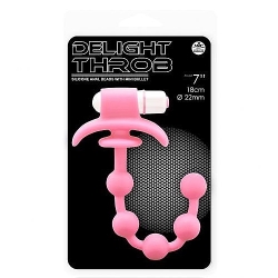  Delight Throp Titreşimli Anal Toplar - Pembe