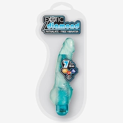  Exotic Diamond 18cm Jel Vibratör Mavi /Fantazi Penisler