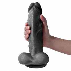  Giant King Kalın Penis Et Dokusu Zenci Süper Realistik 27 CM