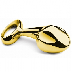  Gold anal plug 9.65 cm( GAY PLUG