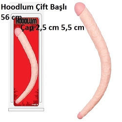  56 cm çift taraflı lezbiyen dildo