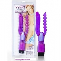  Jel Çatal Penis Titreşimli  24 cm