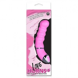  Love Horns 11,5 cm Silikon Vibratör - Pembe