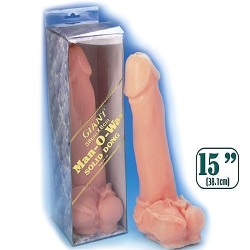  Man-O-War Flesh 15 Realistik Penis 38 cm