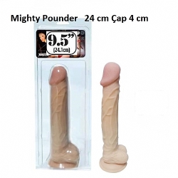  Mighty Pounder - Ten 24 CM ( VANTUZLU PENİS
