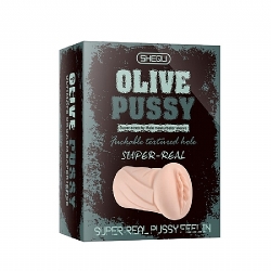  Olive Super Real Pussy Realistik Suni Vajina Mastürbatör