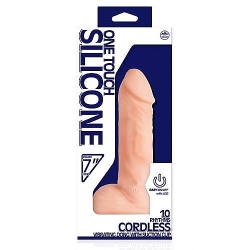  Silicone 18cm kablosuz penis