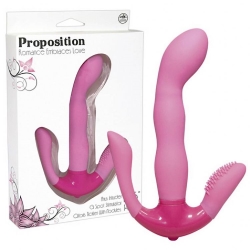  Proposition Titresimli Anal Plug Pembe 17 cm