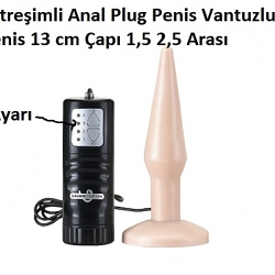  PURE SMALL BUTT PLUG TİTREŞİMLİ 13 CM