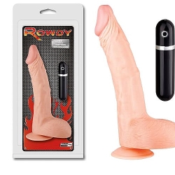  Rowdy Titreşimli Ten Rengi Vibratör 28 cm