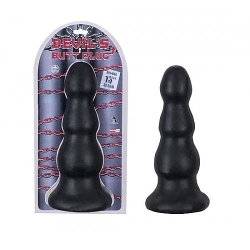  SİYAH ) Devil´s Mega Büyük Boğumlu Anal Plug  32 CM