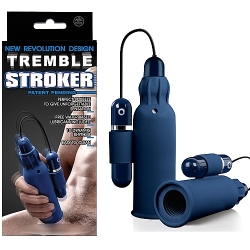  Tremble Stroker Titreşimli Modern Mastürbatör - Mavi