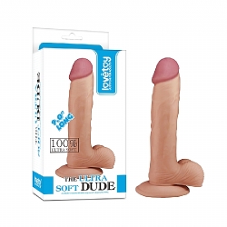  Yapışmalı yumuşak dildo