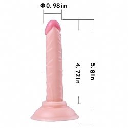  Vantuzlu Silikon Vibratör 13 cm ( GAY PLUG PENİS